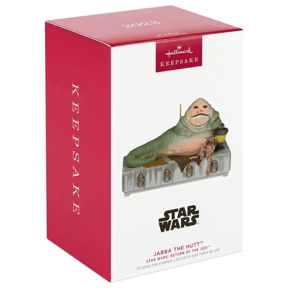 New! Star Wars Animatronic Jabba the Hutt Hallmark Keepsake Ornament 2023
